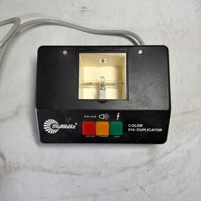 MULTIBLITZ COLOR DIA-DUPLICATOR (Made in West Germany) TESTED/WORKS