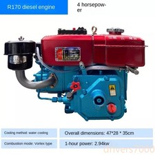 R170 Water-cooled 6/8 Hp Small Engine Single-...