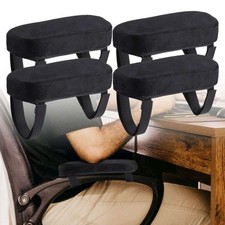 4PCS Memory Foam Armrest Cushions Support Elbow Arm Rest Cover Chair Armrest Pad