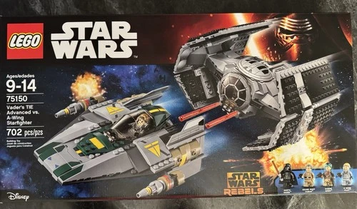 LEGO Star Wars: Vader's Tie Advanced Vs. A-Wing Starfighter 75150 Factory Sealed