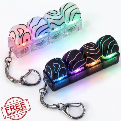 Hyekit 2 Pack Keyboard Fidget Toy Black White