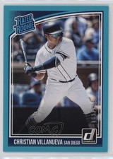 2018 Chronicles Donruss Rated Rookies Teal Border /199 Christian Villanueva 0q3