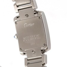 Authentic Cartier Tank Française SM W51008Q3 Stainless Steel Quartz #270-00... 6