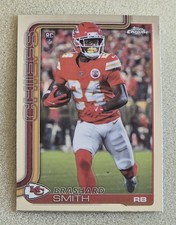 2025 Topps Chrome Football BRASHARD SMITH Rookie RC #311 Kansas City Chiefs 