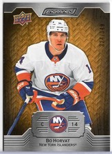 2023-24 UD Engrained Bo Horvat #5 Islanders Oak SN# /349