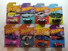 Hot Wheels 2022 Walmart Exclusive Volkswagen Complete Set of 8 Cars GRT01-956D
