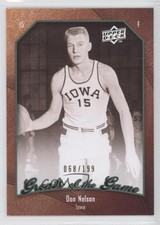 2009 Upper Deck Greats of the Game Numbered to 199 68/199 Don Nelson #53 HOF 0a1
