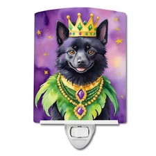Veilleuse Caroline's Treasures Schipperke Roi Reine de Mardi Gras DAC4878CNL