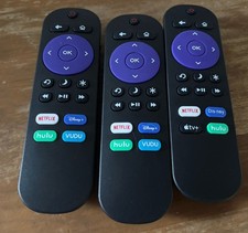 Remote Control Replacement Lot Of 3 for All Roku TV TCL/Hisense/Onn NEW