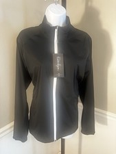 Walter Hagen Performance 11 Rain Jacket Waterproof Black Womens Large New NWT