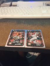 2024 topps holiday jose altuve jeremy pena houston astros see scan
