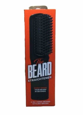 Wild Willies The Beard Straightener 2 in 1 ionic beard stylng brush Damaged Box