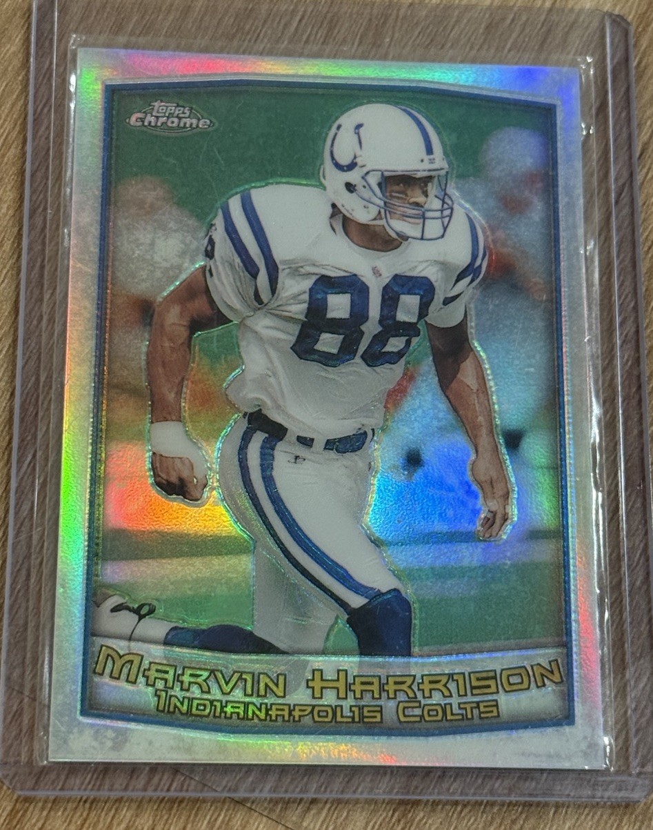 1999 Topps Chrome Marvin Harrison Refractors #89 Colts HOF