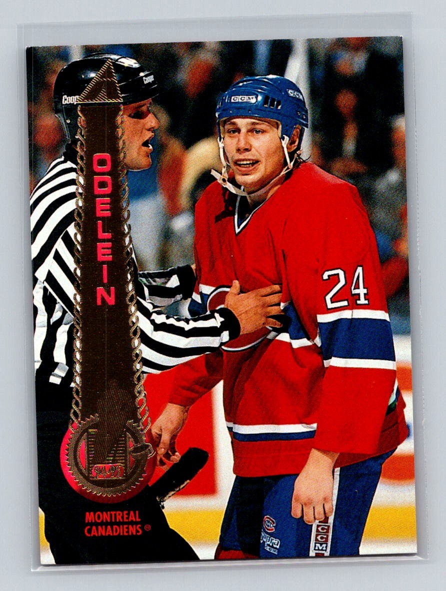 1994-95 Pinnacle #132 Lyle Odelein Montreal Canadiens
