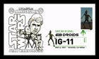 DR JIM STAMPS US COVER STAR WARS DROIDS IG-11 IMPERFORATE FDC PANDA CACHET