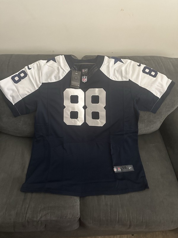 Nike NFL Dallas Cowboys Dez Bryant #88 Blue/White Football Jersey Mens 48