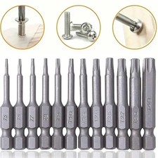 Security Torx Bit Set + Hex Key Allen Bit Set - For Power Drill & Impact Driver