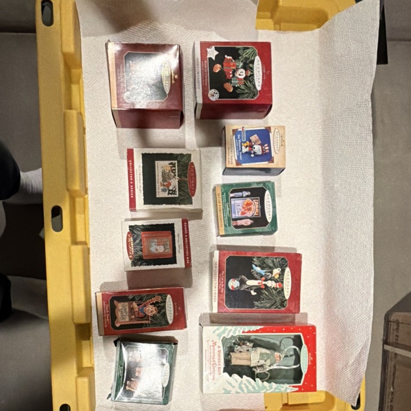 Hallmark Keepsake Ornament Set Disney Mickey Snoopy Star Wars Dr. Seuss