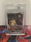 TAG 9 Mint Pokémon Team Rocket's Meowth 203/182 Sv10 IR Holo Eng 2025
