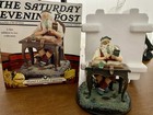 Vintage 1999 Saturday Evening Post Norman Rockwell Santa Claus Christmas Decor