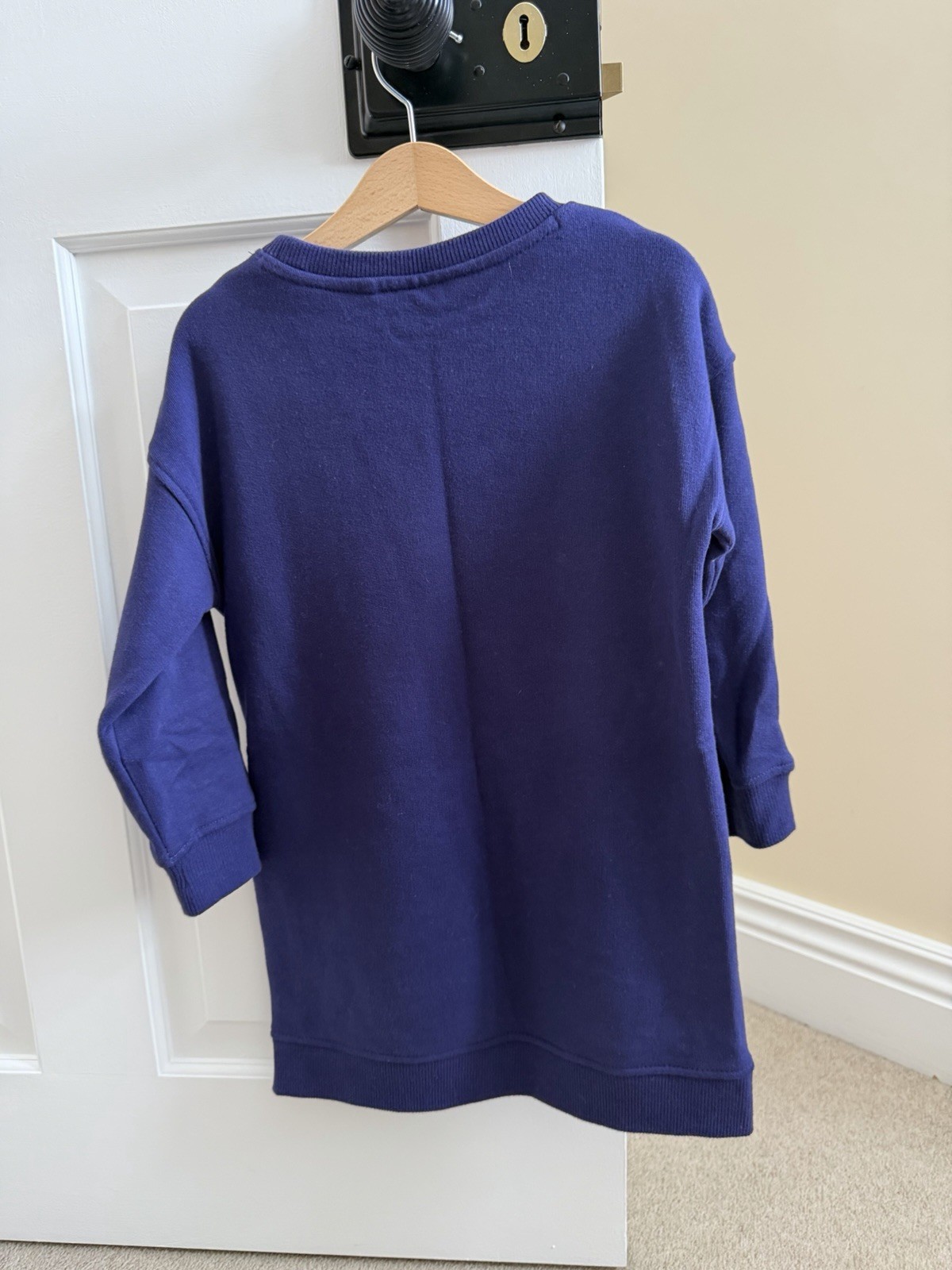 Next Girls Purple Shine Jumper 4 Years Excellent Condition image 5