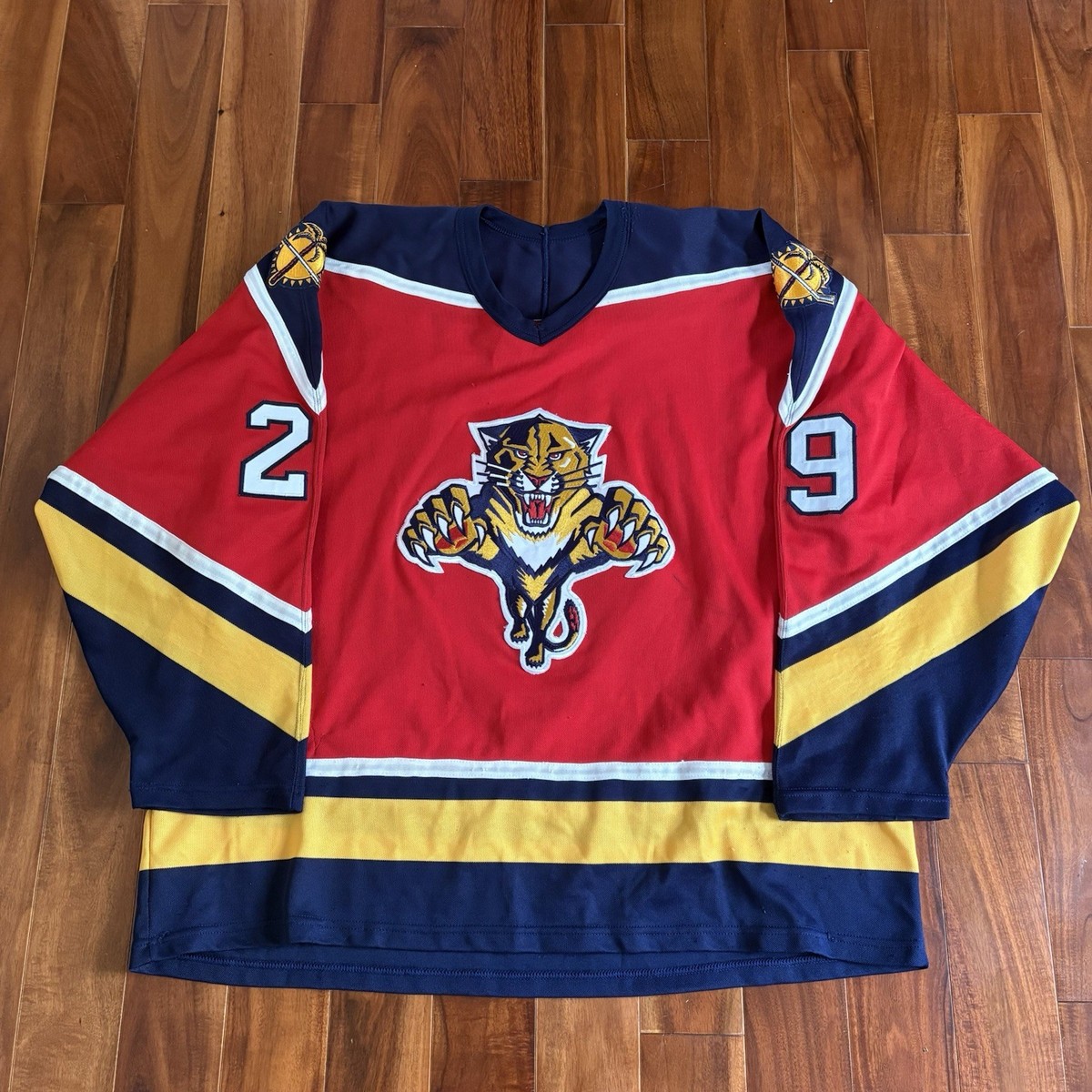 Vintage 90s Johan Garpenlöv FLORIDA PANTHERS Jersey Men's Size XXL