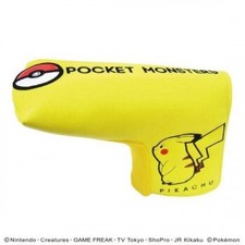Pok mon Hokusin Golf Putter Head Cover Pin Type Used Rare Official PMPT001