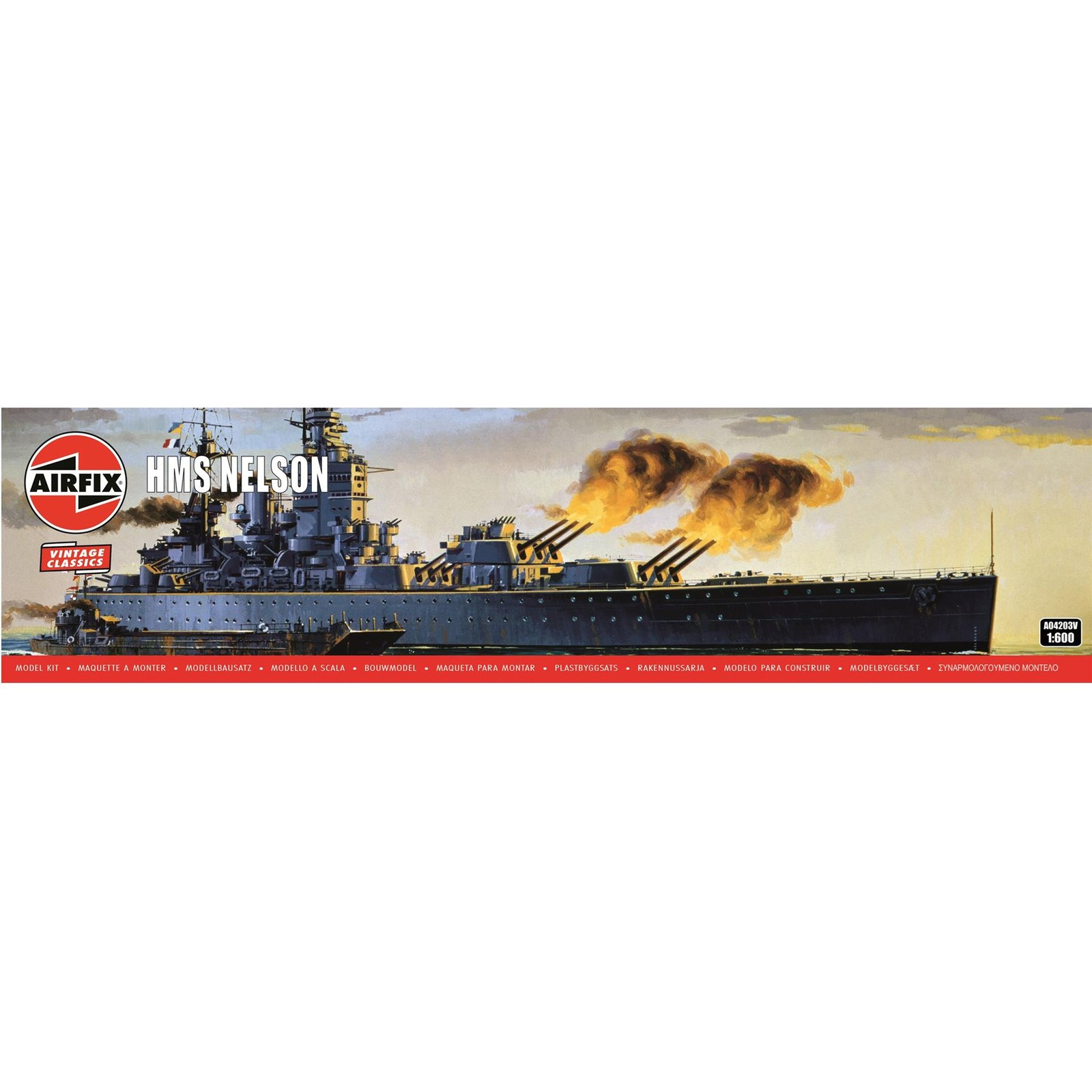 Airfix A04203V HMS Nelson Plastic Kit - Image 3