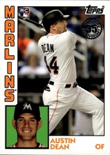 2019 Topps 1984 Topps Baseball 35th Anniversary Rookies #84R-AD Austin Dean