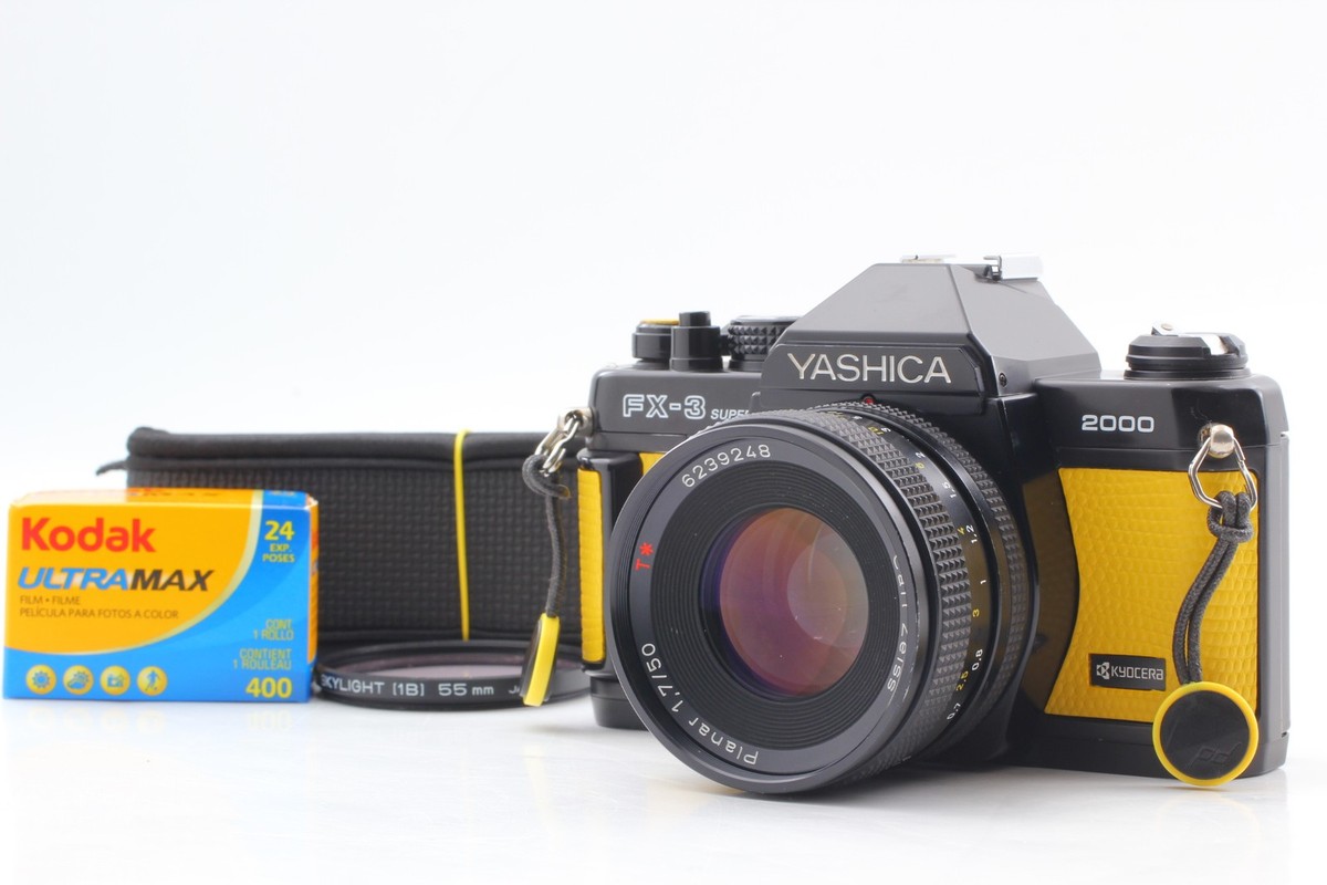 Near MINT] Yashica FX-3 Super 2000 Kyocera SLR Carl Zeiss Planer