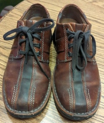 CLARKS Touareg 70852 Mens Brown Chestnut Leather Casual Oxford Shoes Size 12 M CLARKS Touareg 70852 Mens Brown Chestnut Leather Casual  main image 2