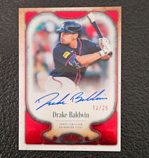 Topps 2026 Tier One Prime Performers Auto Drake Baldwin Braves PPA-DB Red /25
