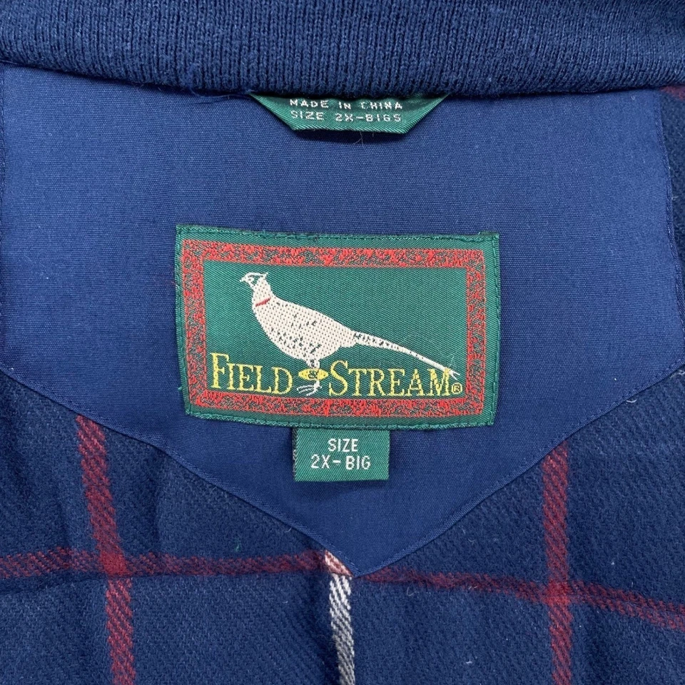 Abrigo acolchado Field Stream para hombre 2X-GRANDE invierno aislado forro a cuadros con capucha Foto 4 de 4