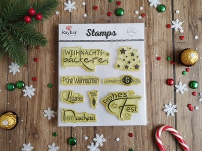 Clearstamps/Weihnachtsbäckerei/neu/Rayher