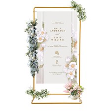 Flower Balloon Backdrop Stand Wedding Decoration Metal Board Bracket Decor Stand