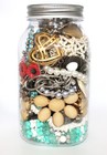 32 oz. Wide Mouth Ball "Jenna" Jar 2.9 lb. Lot Jewelry Wear Resell Repurpose — photo 7