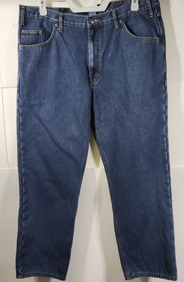 #ad Rural King Men#x27;s Fleece Lined Jeans Size 38x30 Blue Denim Pants $11.99