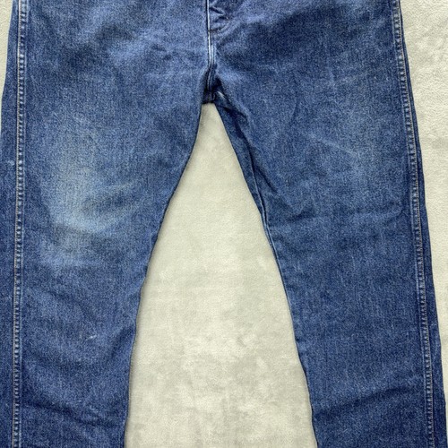 Wrangler FR Jeans Men 40x30 Blue Flame Fire Resistant Denim Workwear Cat 2 - Picture 6 of 19