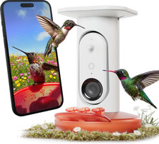 Birdbuddy Smart Non-Solar Hummingbird Feeder Camera, BWH1023BAB