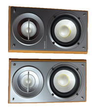 Sony SS-CRB5 Bookshelf Speakers 2 Way Bass Reflex System Tested Working Sony