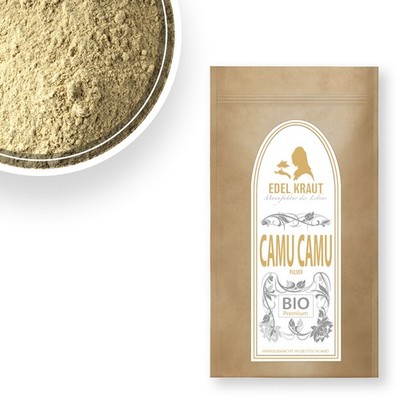 1000g Premium BIO Camu Camu Pulver | EDEL KRAUT (Myrciaria dubia) 100% Naturrein