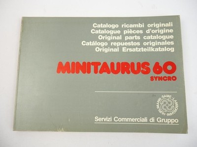 Same Minitaurus 60 Syncro original Ersatzteilliste Parts List Catalogo 1985