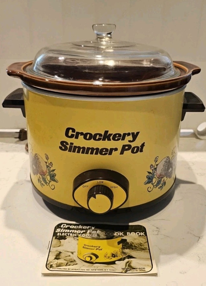 Vintage Crockery Chef Model #6016 Crockery Simmer Pot Tested