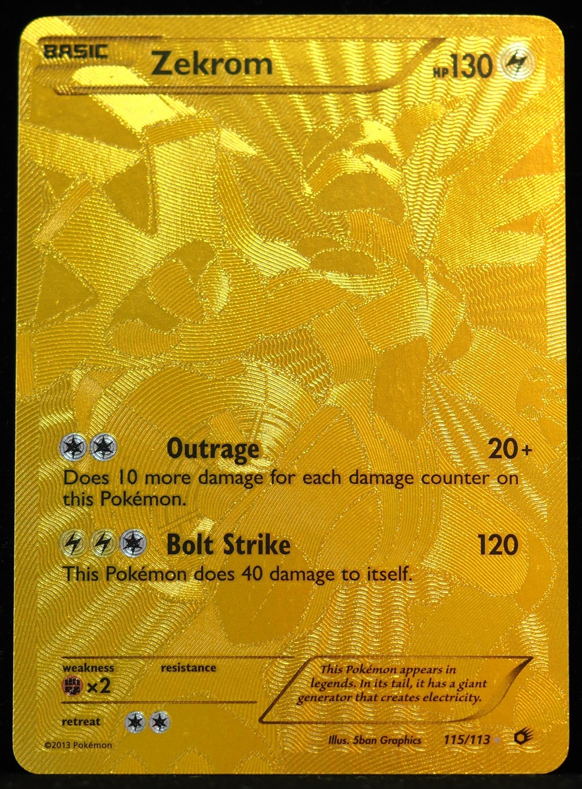 pokemon legendary treasures gold cards Reshiram (114 Full Art Secret Rare) - Legendary Treasures