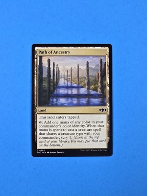1x Path Of Ancestry Tarkir Dragonstorm Commander TDC 2025 Mtg Magic Land 382