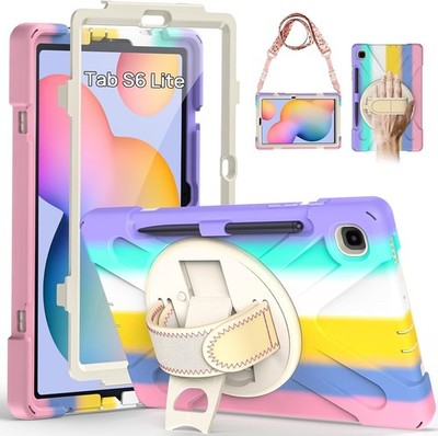 Full-Body Drop Protective Case for Samsung Galaxy Tab S6 Lite 10.4'' - Pink