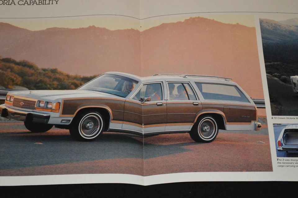 Ford Ltd Country Squire 1988 distribuidor original póster desplegable anuncio 88 Foto 2 de 2