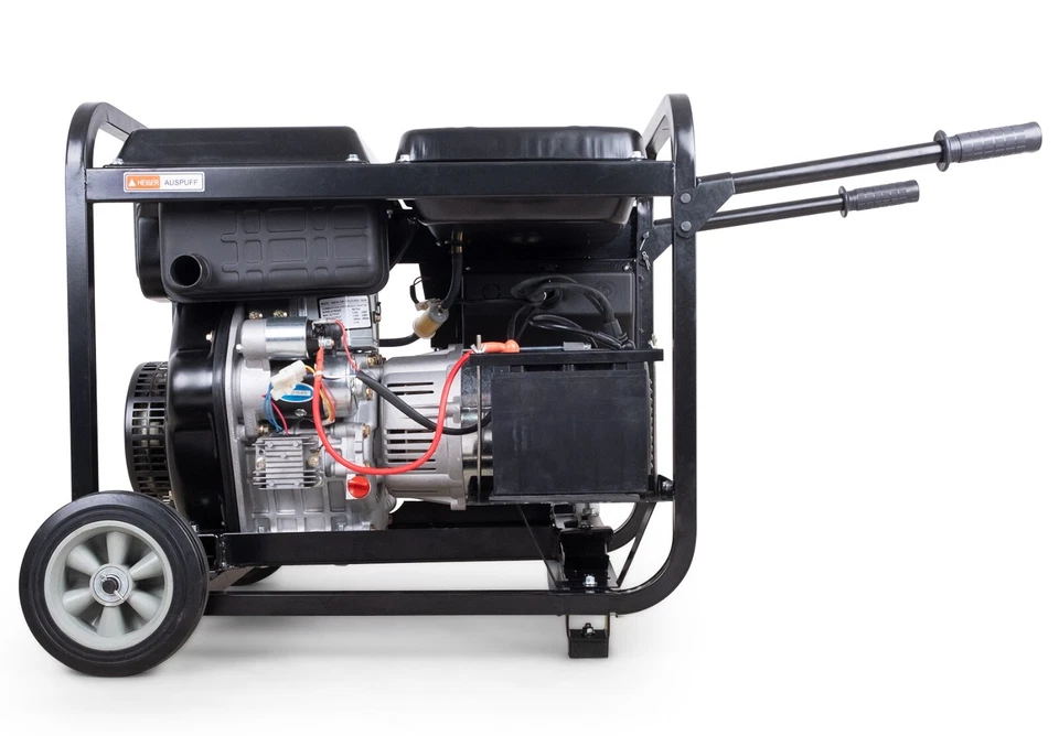 DeTec. Diesel Stromerzeuger 5500 Watt Stromaggregat mit 230 V Generator Notstrom - Bild 3 von 4