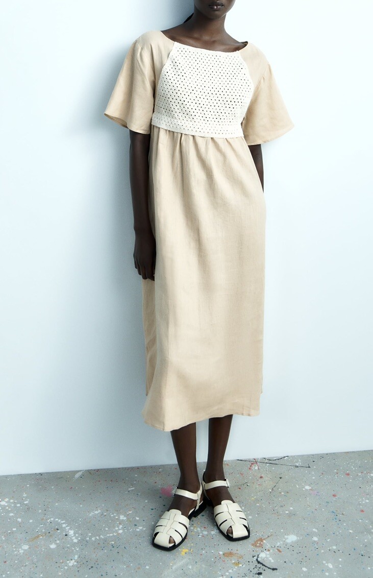 zara contrasting knit dress Zara Contrast Knit Dress Try-On Haul