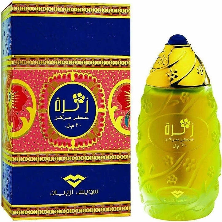 Zahra 30ml Perfume Oil by Swiss Arabian Floral Fruity Saffron Musk best seller